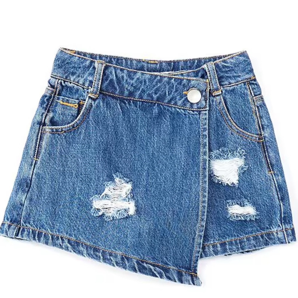 GB Girls Light Blue Denim Skirt